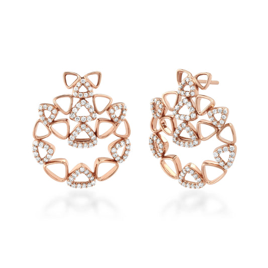 Elements Cluster Diamond Earrings