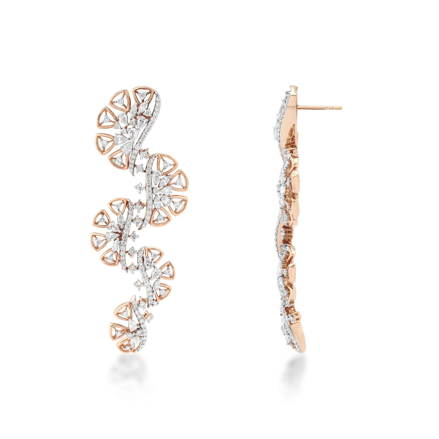 Scatter Waltz Disarray Diamond Earrings