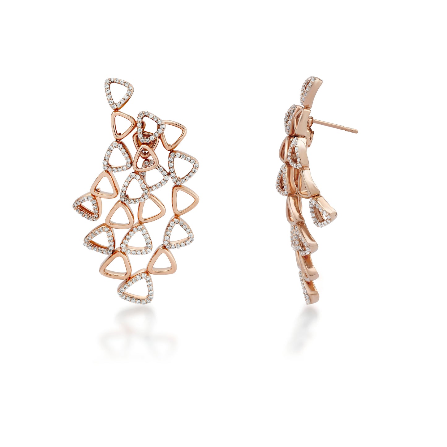 Elements Organic Diamond Earrings