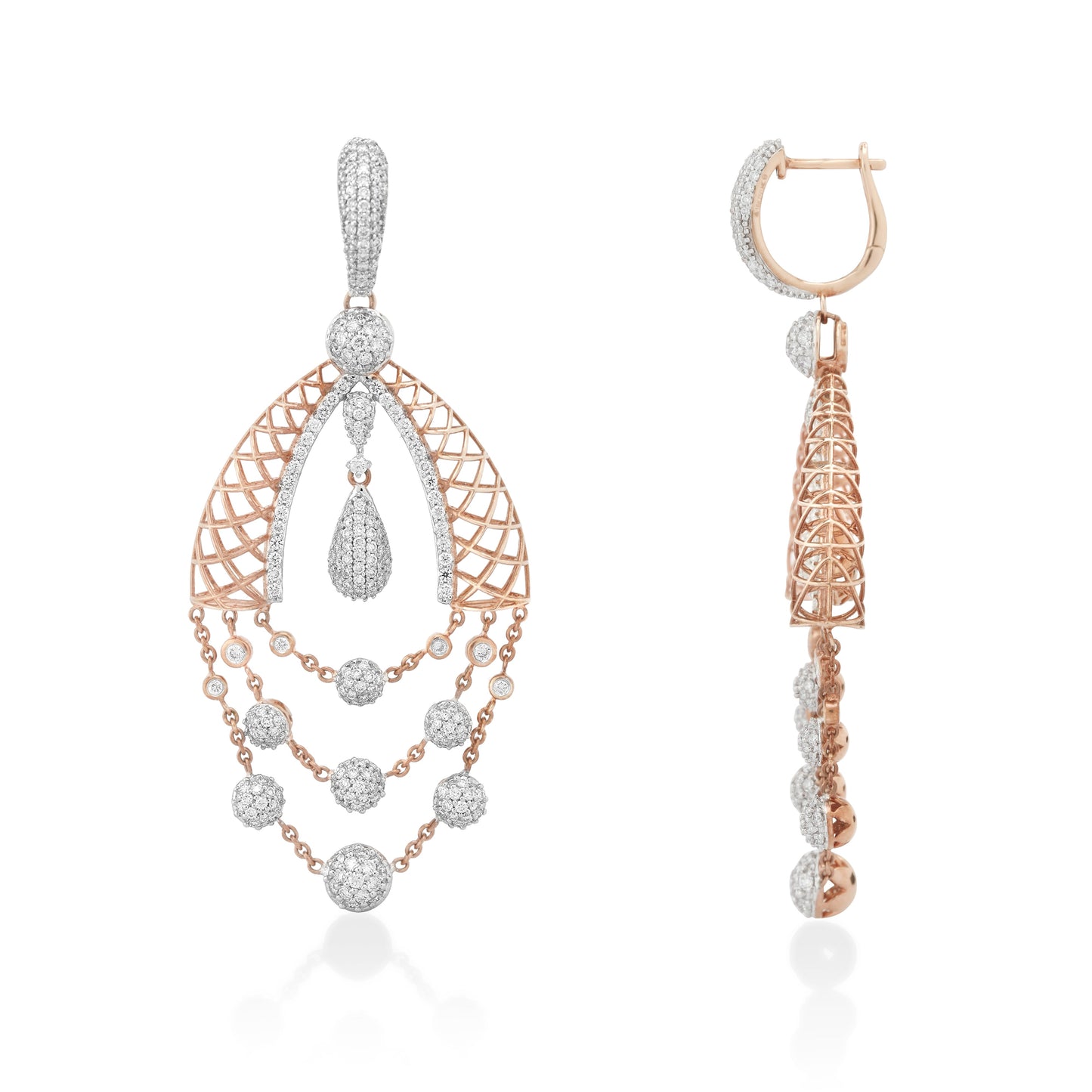 Starring You Bellhoop Diamond Earrings