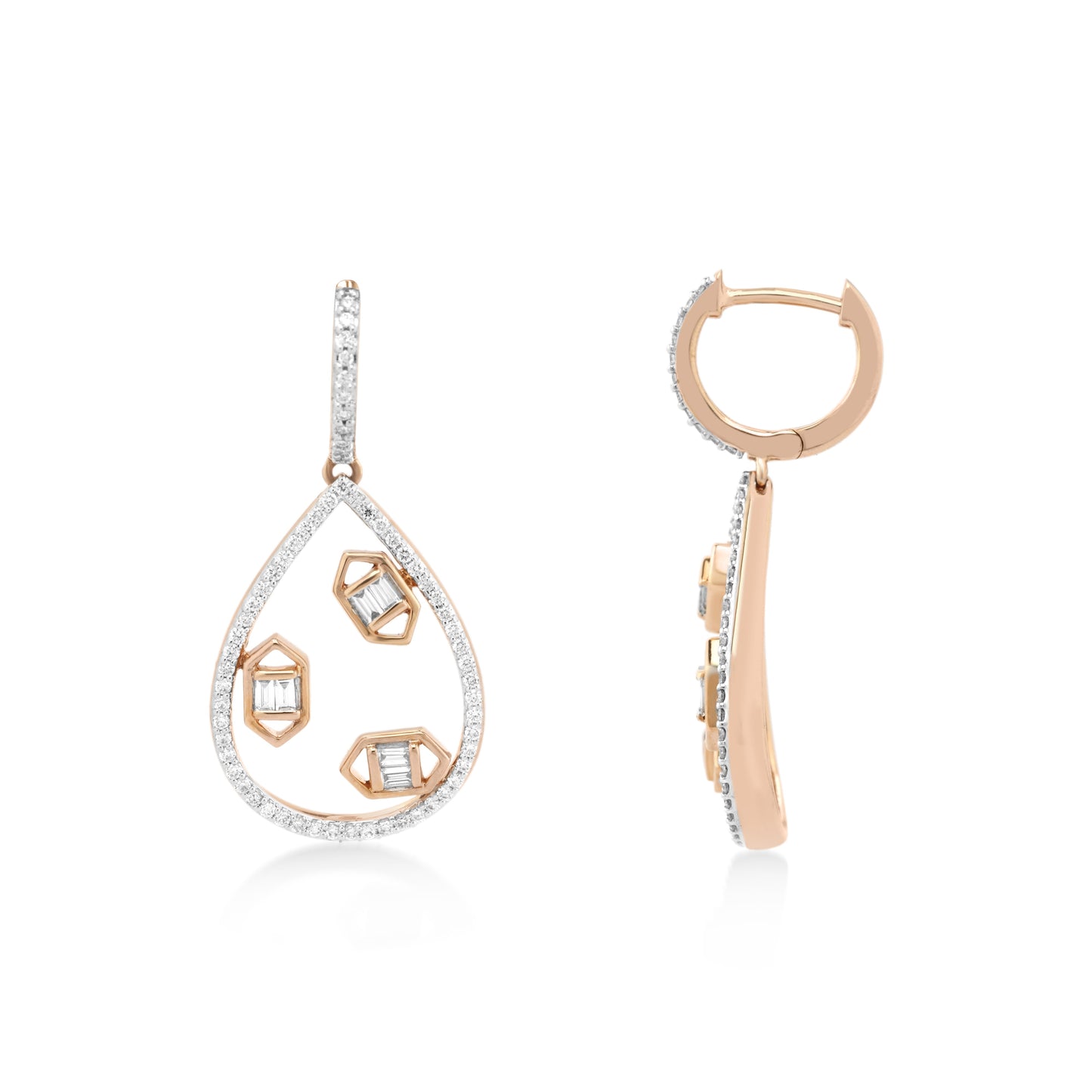 Regalia Trinity Diamond Earrings