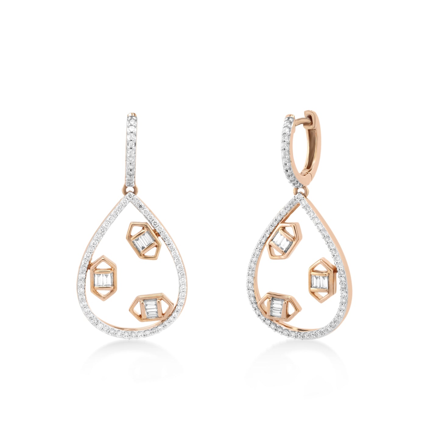 Regalia Trinity Diamond Earrings
