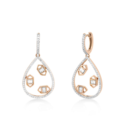 Regalia Trinity Diamond Earrings