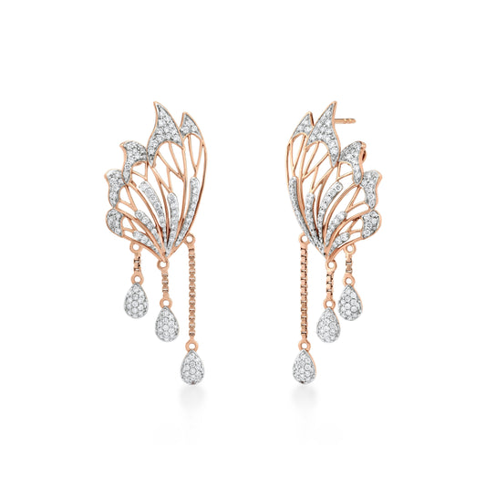 Skyward Bound Bouyant Diamond Earrings