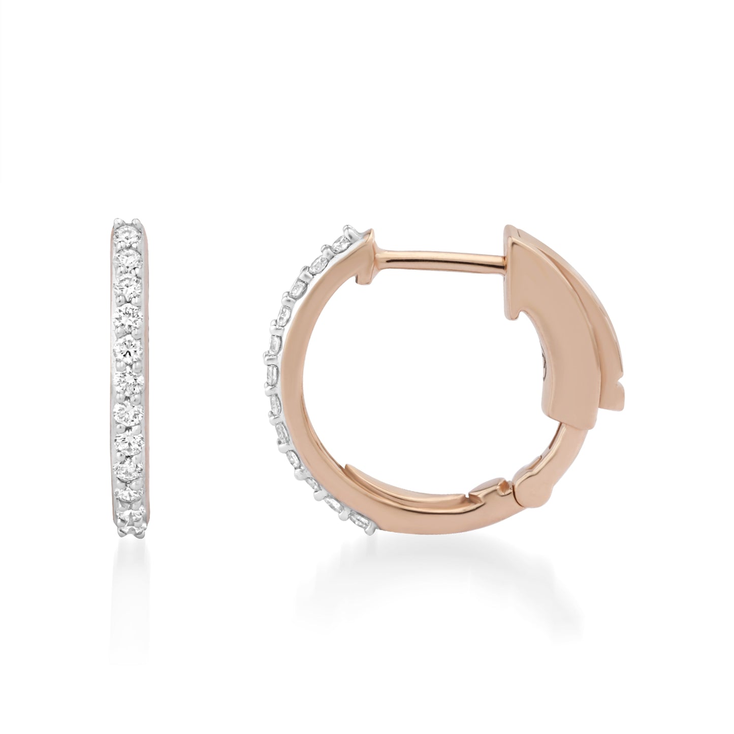 Circled Orion Diamond Earrings