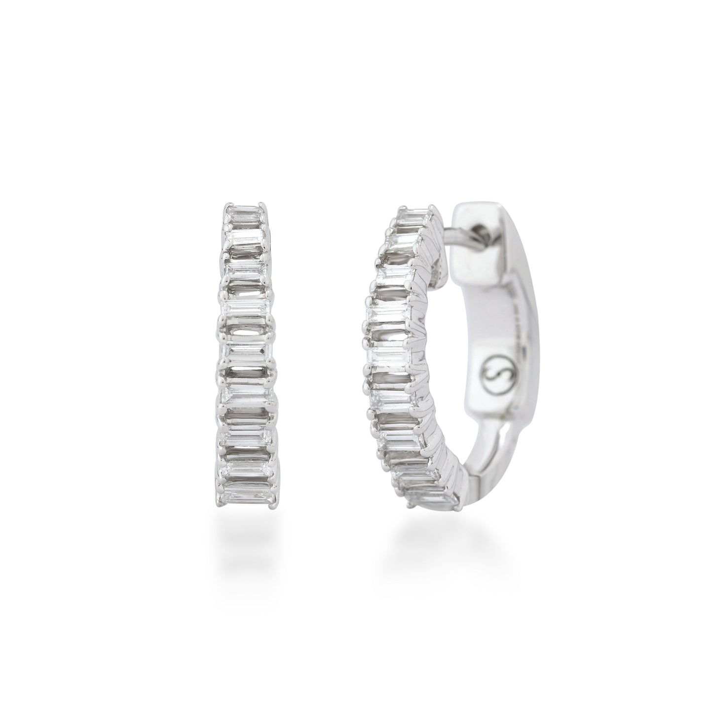 Circled Clique Diamond Earrings