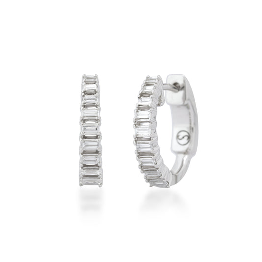 Circled Clique Diamond Earrings