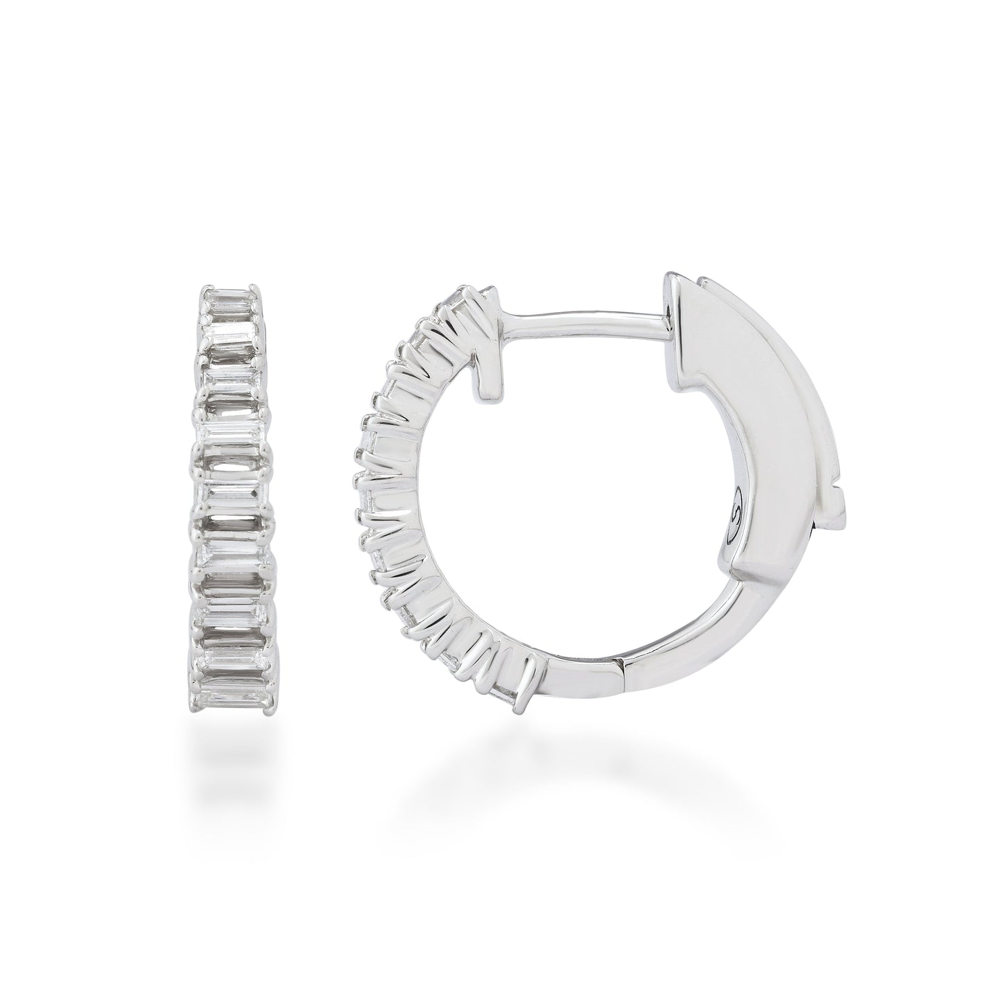 Circled Clique Diamond Earrings