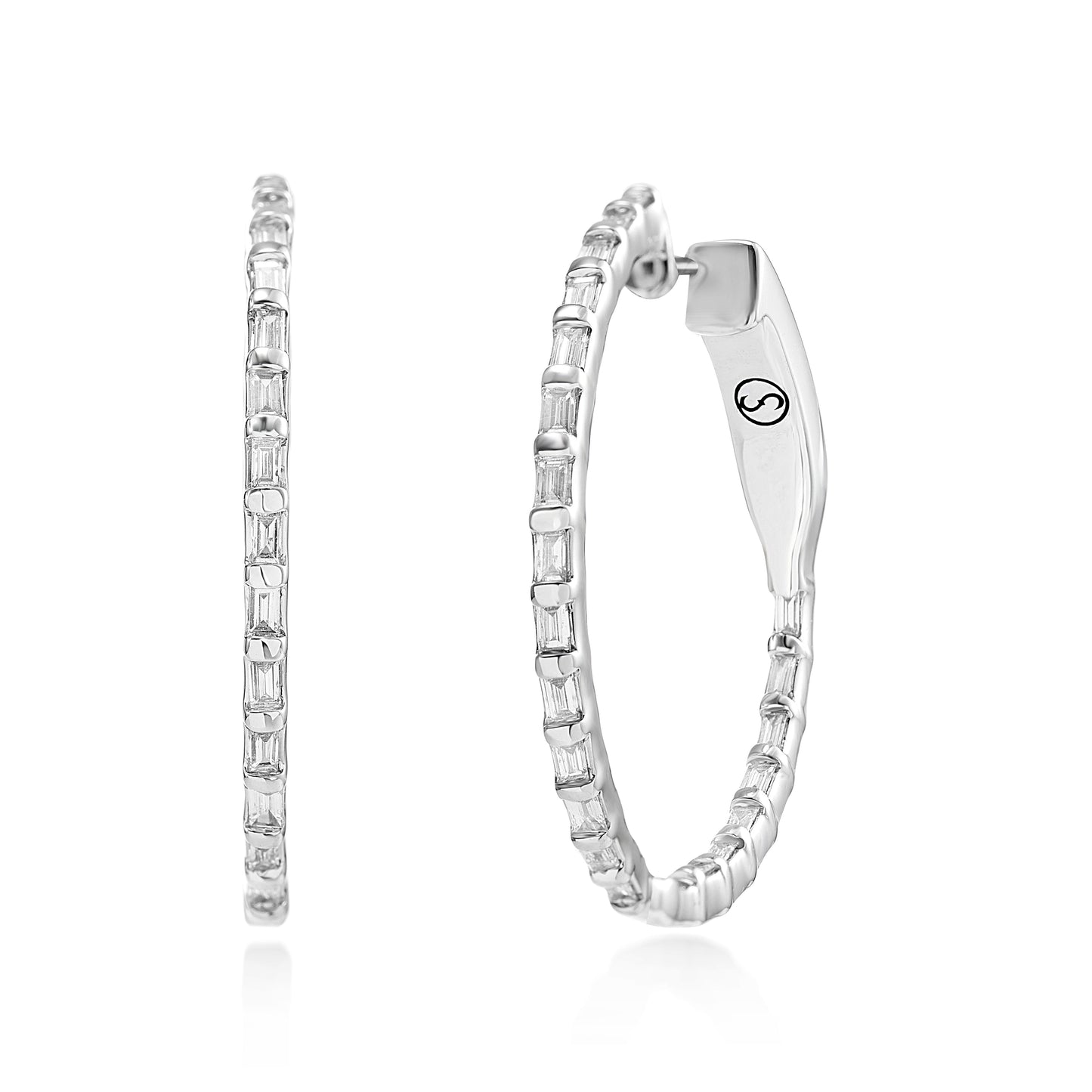 Circled Arcelia Diamond Earrings*