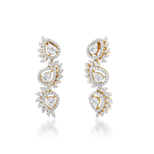 One Lustrous Diamond Earrings