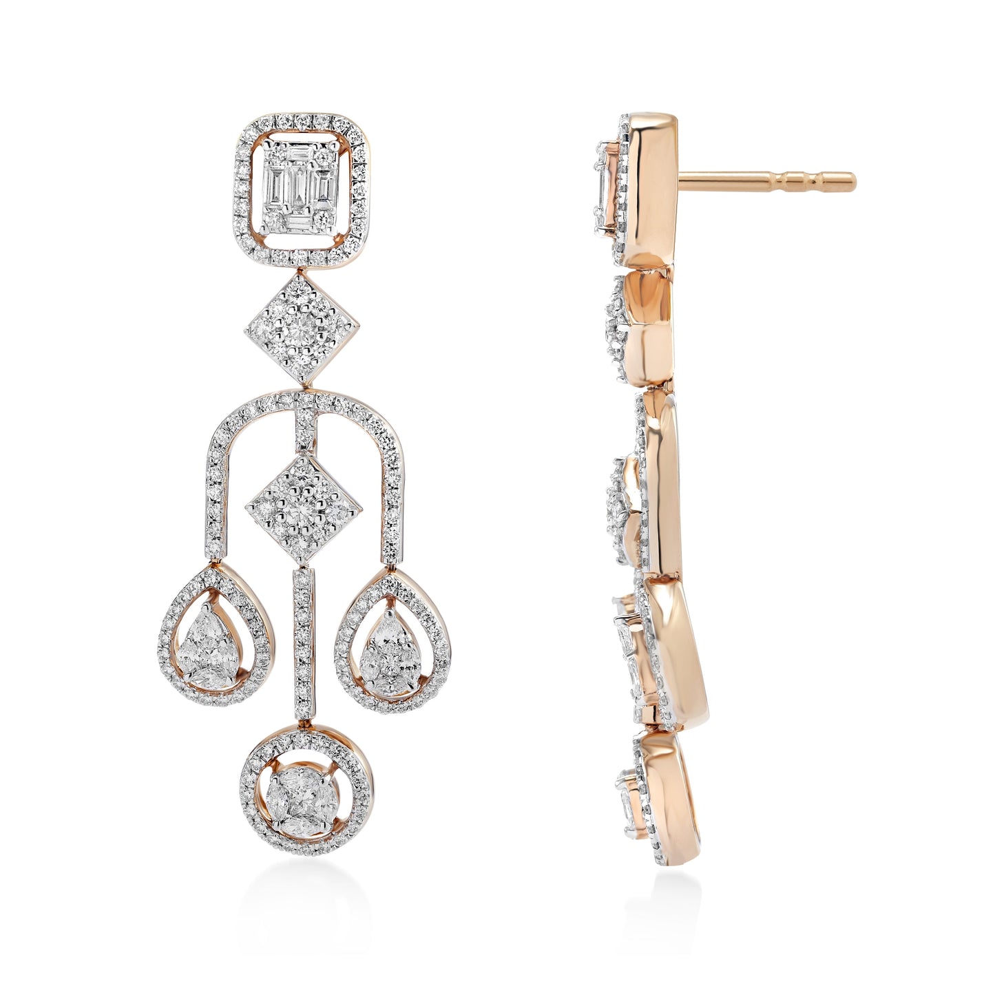 One Sunniva  Diamond Earrings*