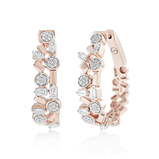 Circled Edelmira Diamond Earrings*