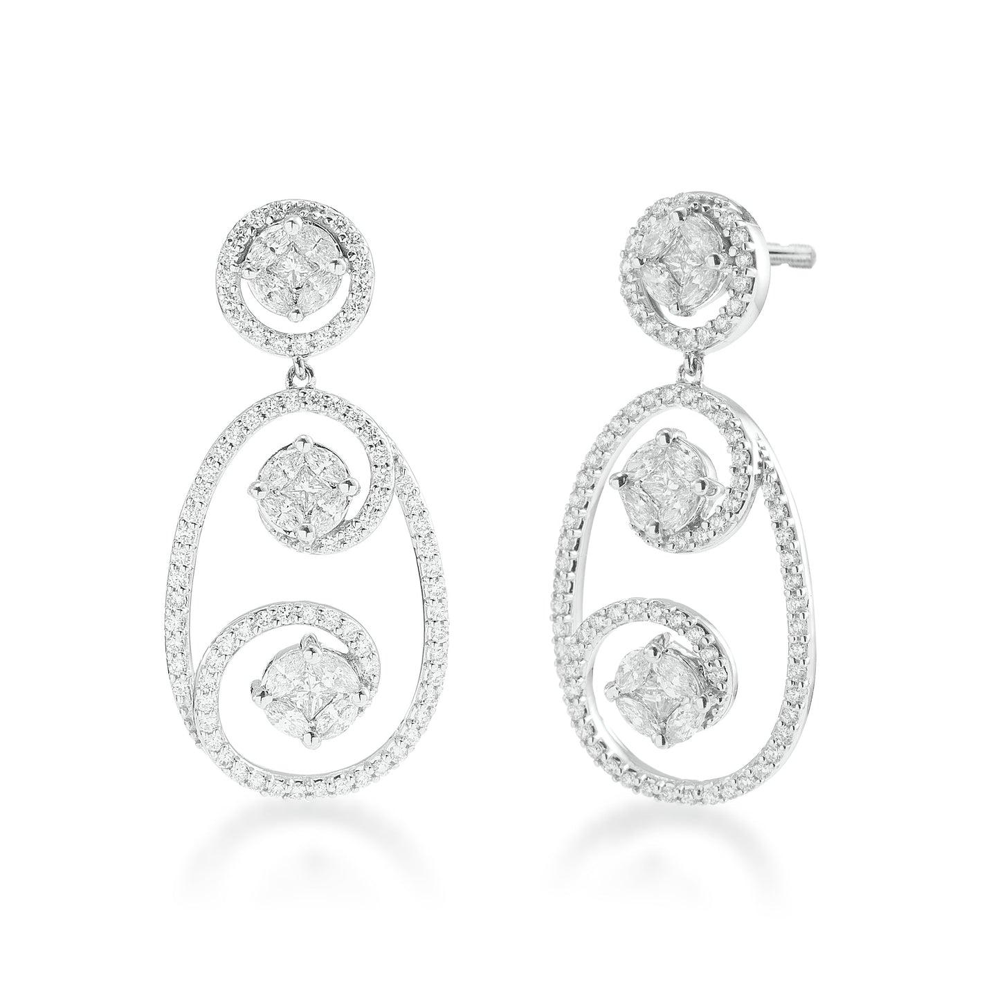 One Buttercup Diamond Earrings*