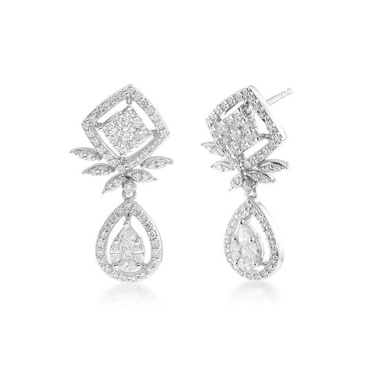 One Mazarine Diamond Earrings*