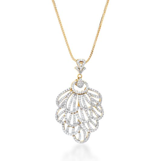 Skyward Bound Fantail Diamond Pendant