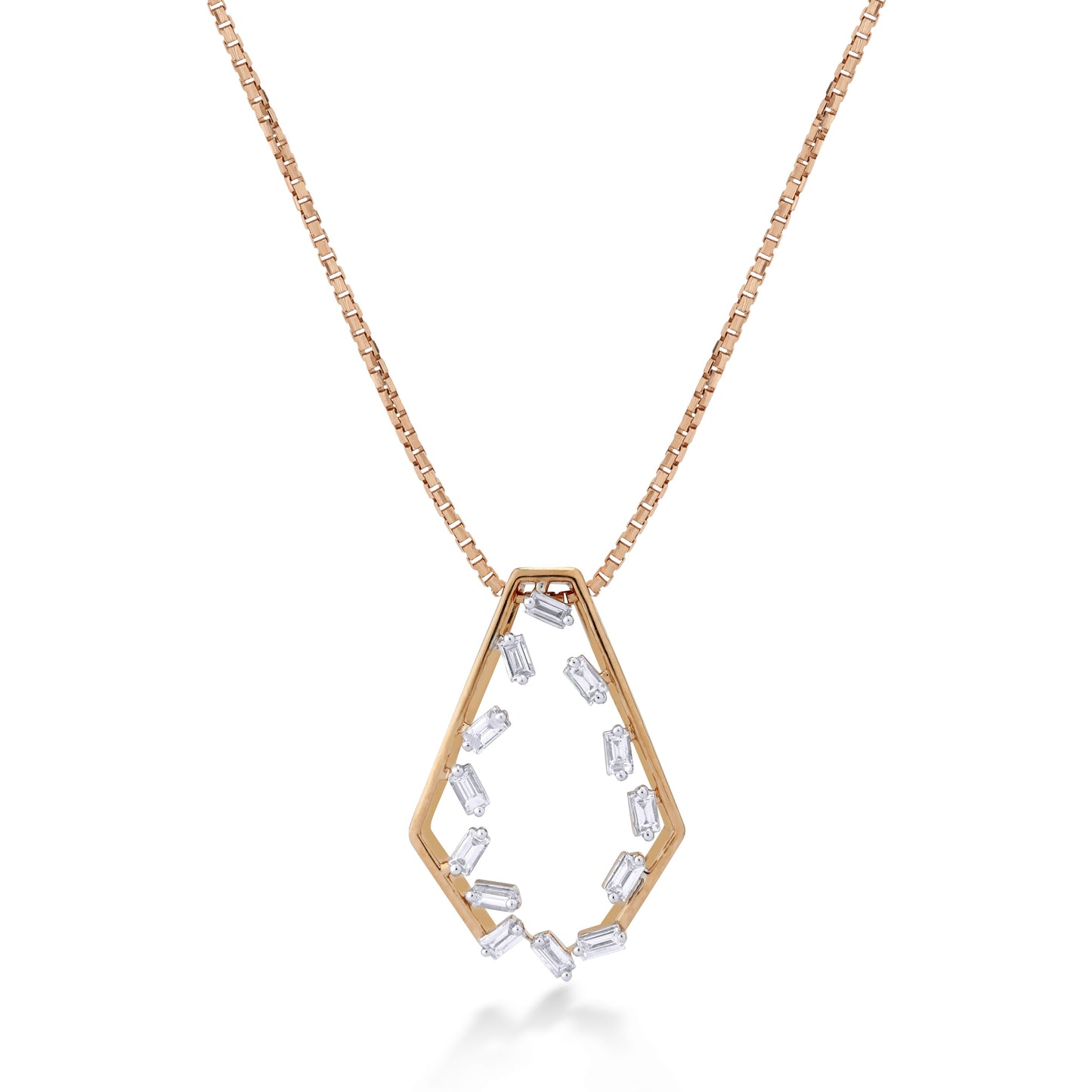 Scatter Waltz Eccentric Diamond Pendant