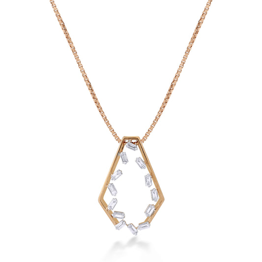 Scatter Waltz Eccentric Diamond Pendant