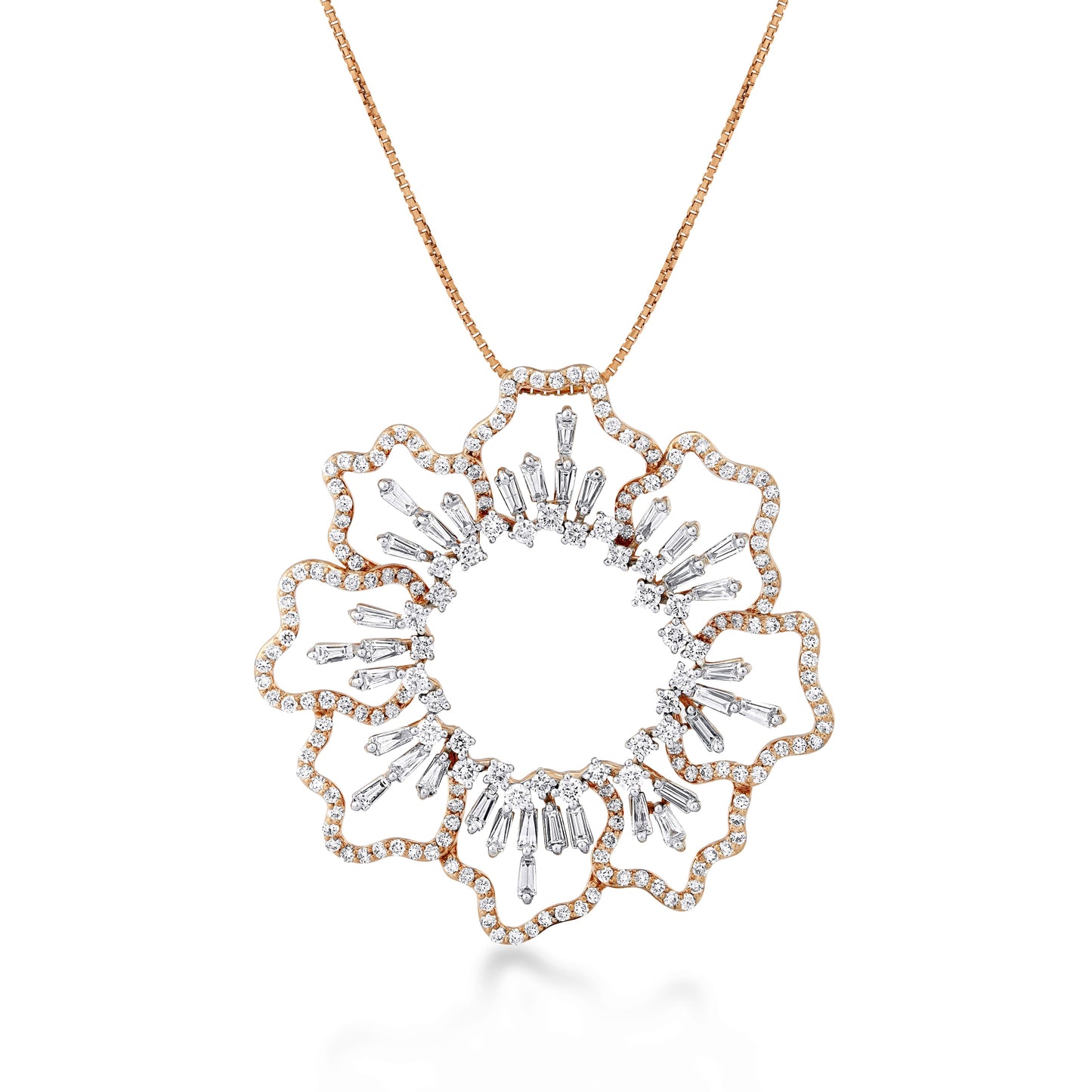 Scatter Waltz Fireworks Diamond Pendant