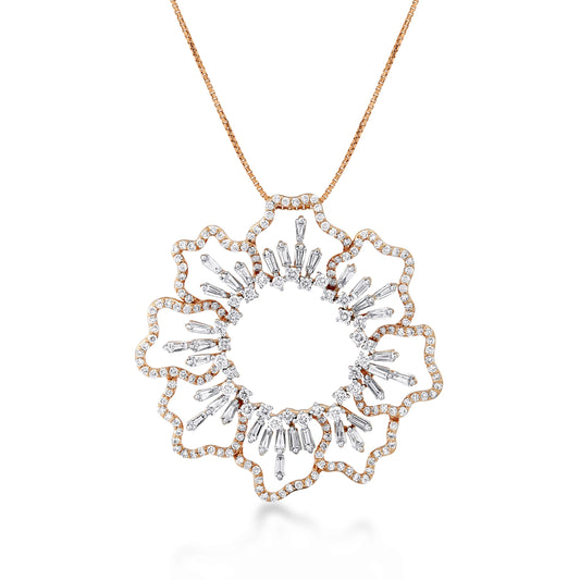 Scatter Waltz Fireworks Diamond Pendant