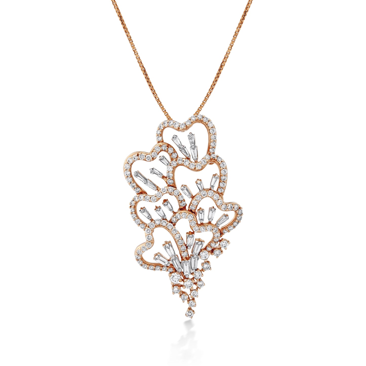 Scatter Waltz Disorder Diamond Pendant