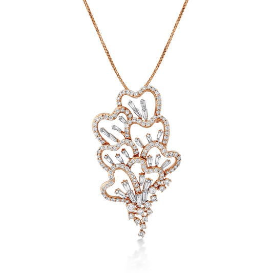 Scatter Waltz Disorder Diamond Pendant