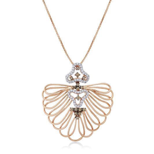 Starring You Twined Diamond Pendant