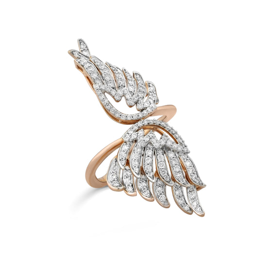 Skyward Bound Bouyant Diamond Ring