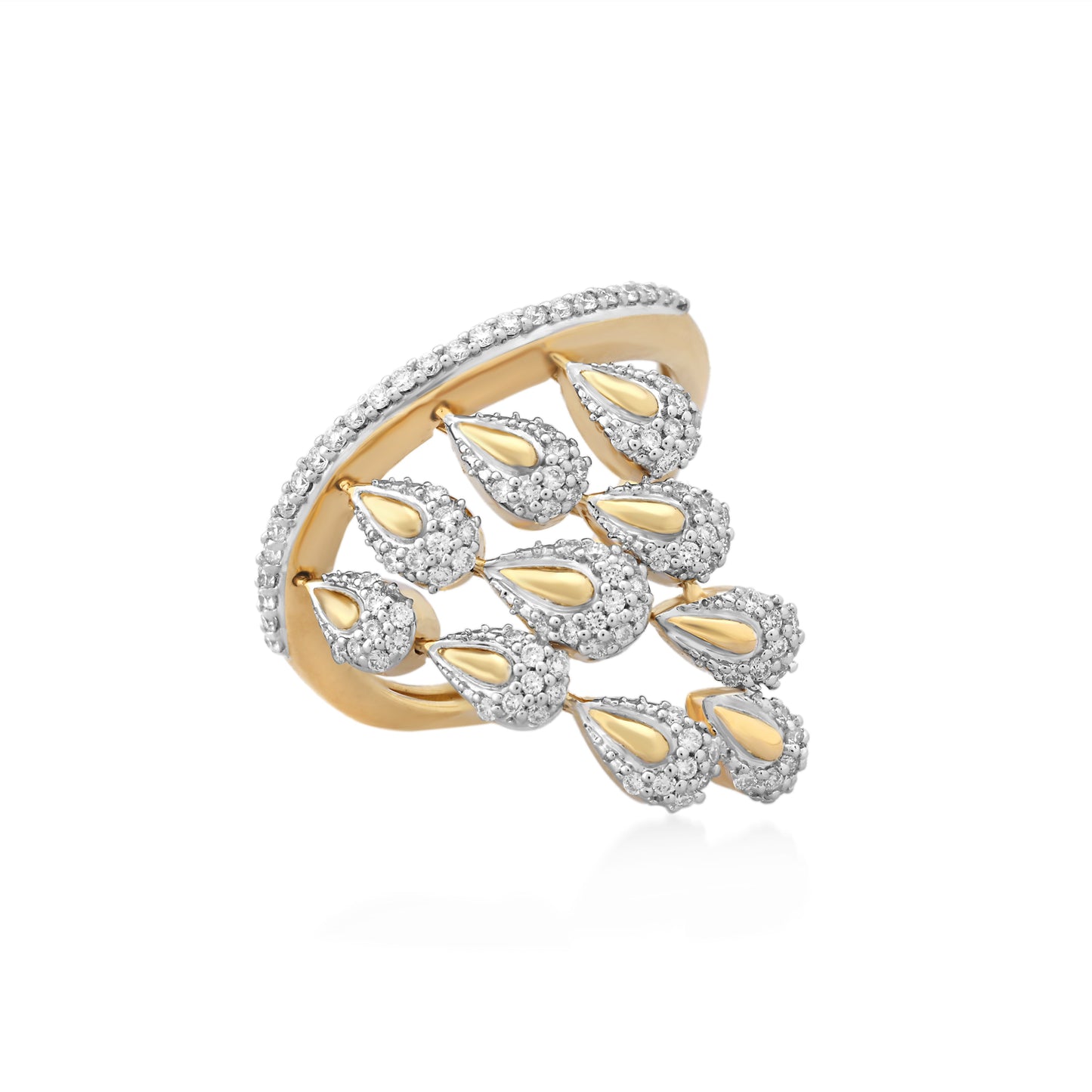 Skyward Bound Goldfinch Diamond Ring