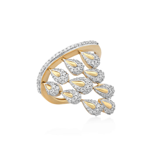Skyward Bound Goldfinch Diamond Ring