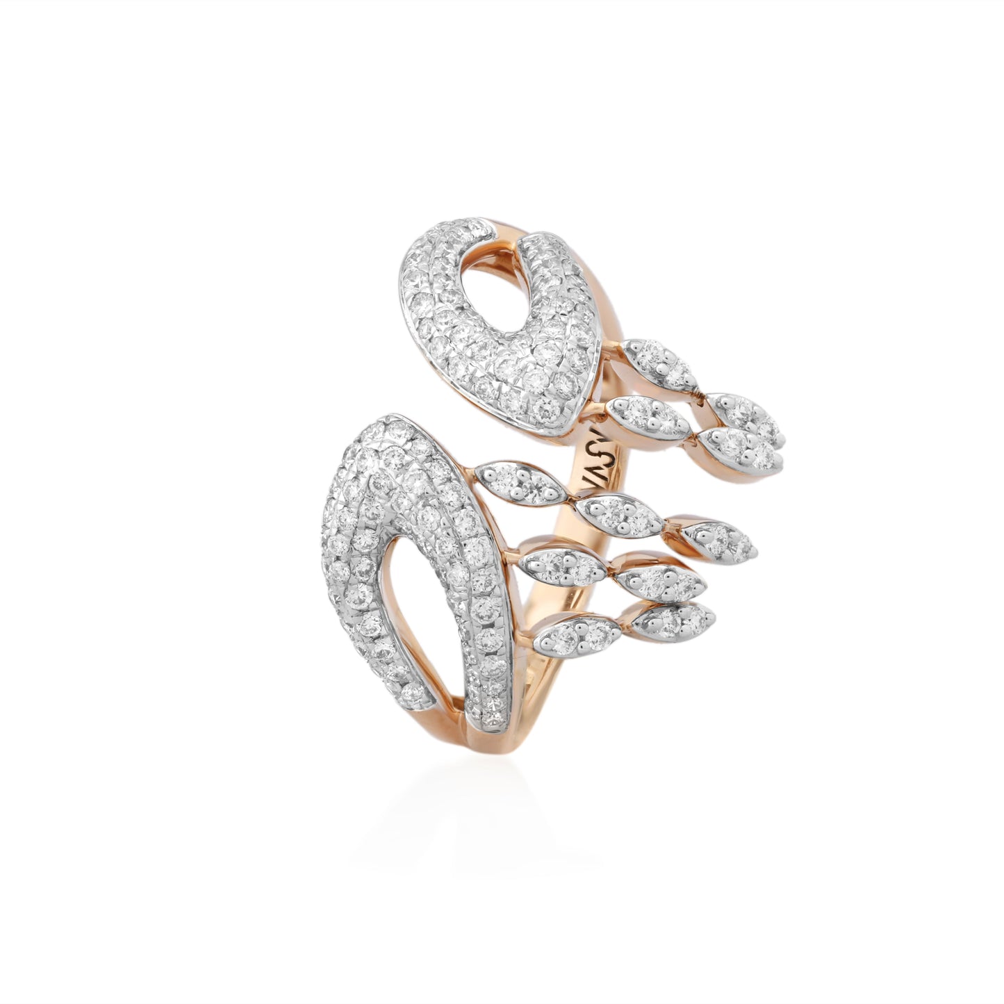 Freeflowing Flux Diamond Ring